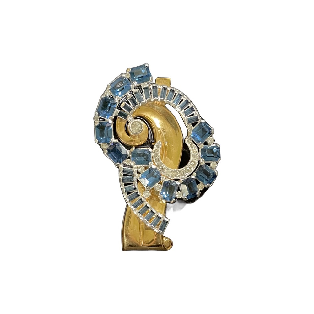 McClelland Barclay Brooch Rhinestone Jewelry